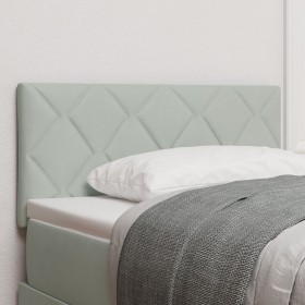 Cabezal Diseño Bloques Diamante Gris Claro 100 cm
