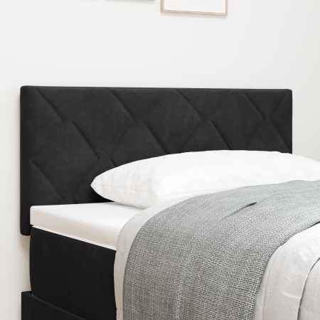 Cabecero  diseño de bloques de diamante negro 100 cm de terciopelo | Foro24.es | Tu tienda online para hogar, jardín y más Foro24.es