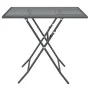 Anthracite expanded metal mesh garden table 80x80x72 cm by vidaXL, Garden tables - Ref: Foro24-317345, Price: 146,29 €, Disco...
