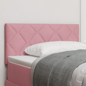 Cabecero Diseño de Bloques de Diamante Rosa 100 cm Terciopelo von , Kopf- und Fußteile - Ref: Foro24-42007240, Preis: 47,37 €...
