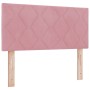Cabecero Diseño de Bloques de Diamante Rosa 100 cm Terciopelo von , Kopf- und Fußteile - Ref: Foro24-42007240, Preis: 47,37 €...