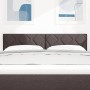 Cabecero diseño bloques en diamante marrón oscuro 140 cm tela | Foro24.es | Tu tienda online para hogar, jardín y más Foro24.es