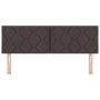 Cabecero diseño bloques en diamante marrón oscuro 140 cm tela | Foro24.es | Tu tienda online para hogar, jardín y más Foro24.es