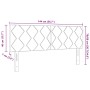 Cabecero  Diseño Bloques de Diamante Azul 140 cm Tela | Foro24.es | Tu tienda online para hogar, jardín y más Foro24.es