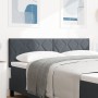 Cabecero Diseño de Bloques de Diamante Gris Oscuro 140 cm Terciopelo by , Headboards and footboards - Ref: Foro24-42007249, P...