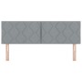 Cabecero  Diseño de Bloques de Diamante Gris Claro 160 cm Tela | Foro24.es | Tu tienda online para hogar, jardín y más Foro24.es