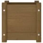 Solid brown pine wood planter 31x31x31 cm by vidaXL, Pots and planters - Ref: Foro24-810528, Price: 28,63 €, Discount: %