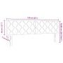 Cabecero Diseño de Bloques de Diamante Marrón Oscuro 160 cm Tela | Foro24.es | Tu tienda online para hogar, jardín y más Foro24.es