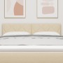Cabecero con Diseño de Bloques de Diamante en Crema 160 cm Tela | Foro24.es | Tu tienda online para hogar, jardín y más Foro24.es
