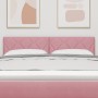 Cabezal  Diseño de Bloques Diamante Rosa 160 cm Terciopelo | Foro24.es | Tu tienda online para hogar, jardín y más Foro24.es