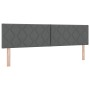 Cabecero  Diseño de Bloques de Diamante Gris Oscuro de 180 cm en Tela | Foro24.es | Tu tienda online para hogar, jardín y más Foro24.es