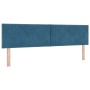 Cabezal Diseño de Bloques Diamante Azul Oscuro 180 cm en Terciopelo by , Headboards and footboards - Ref: Foro24-42007278, Pr...