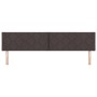 Cabecero Diseño de Bloques de Diamante Marrón Oscuro 200 cm Tela von , Kopf- und Fußteile - Ref: Foro24-42007283, Preis: 72,2...