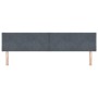 Cabezal  Diseño de Bloques Diamentales Gris Oscuro 200 cm Terciopelo | Foro24.es | Tu tienda online para hogar, jardín y más Foro24.es