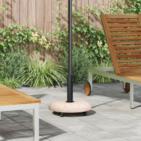 Base de Parasol con Ruedas para Postes de 37/42/52/58mm Piedra Amarilla | Foro24.es | Tu tienda online para hogar, jardín y más Foro24.es