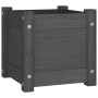 Solid gray pine wood planter 31x31x31 cm by vidaXL, Pots and planters - Ref: Foro24-810526, Price: 23,47 €, Discount: %