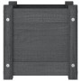 Solid gray pine wood planter 31x31x31 cm by vidaXL, Pots and planters - Ref: Foro24-810526, Price: 23,47 €, Discount: %