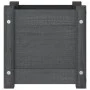 Solid gray pine wood planter 31x31x31 cm by vidaXL, Pots and planters - Ref: Foro24-810526, Price: 23,23 €, Discount: %