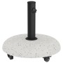 Base de Parasol con Ruedas para Postes de 37/42/52/58mm de Concreto Blanco | Foro24.es | Tu tienda online para hogar, jardín y más Foro24.es