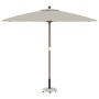 Base de Parasol con Ruedas para postes de 37/42/52/58mm Gris Claro Concreto | Foro24.es | Tu tienda online para hogar, jardín y más Foro24.es