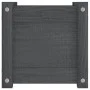 Solid gray pine wood planter 31x31x31 cm by vidaXL, Pots and planters - Ref: Foro24-810526, Price: 23,23 €, Discount: %