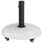 Base de Parasol con Ruedas para postes de 37/42/52/58mm Gris Claro Concreto | Foro24.es | Tu tienda online para hogar, jardín y más Foro24.es