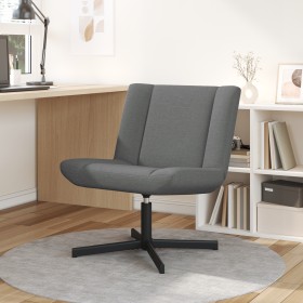 Silla Giratoria Gris Oscuro Tela, Metal Mediana Silla Giratoria by , Chairs - Ref: Foro24-42007326, Price: 125,68 €, Discount: %