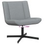 Silla Giratoria Gris Claro Tela Mediana Giratoria von , Stühle - Ref: Foro24-42007325, Preis: 125,68 €, Rabatt: %
