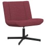 Silla Giratoria Rojo Vino Tejido de poliéster con base de metal | Foro24.es | Tu tienda online para hogar, jardín y más Foro24.es