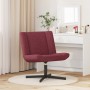 Silla Giratoria Rojo Vino Tejido de poliéster con base de metal | Foro24.es | Tu tienda online para hogar, jardín y más Foro24.es