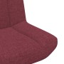 Silla Giratoria Rojo Vino Tejido de poliéster con base de metal | Foro24.es | Tu tienda online para hogar, jardín y más Foro24.es