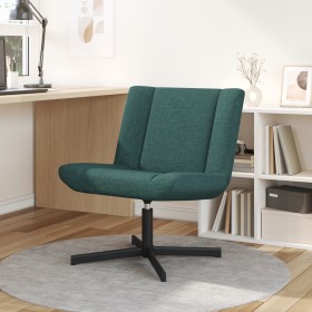 Silla de Acento Verde Oscuro Poliéster Estándar