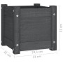 Solid gray pine wood planter 31x31x31 cm by vidaXL, Pots and planters - Ref: Foro24-810526, Price: 23,47 €, Discount: %