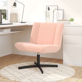 Silla de Acento Rosa Bebé Poliéster, Metal Estándar Giratoria by , Chairs - Ref: Foro24-42007336, Price: 130,03 €, Discount: %