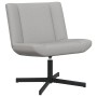 Silla de acento Gris claro Tapizado de tela y base de metal | Foro24.es | Tu tienda online para hogar, jardín y más Foro24.es