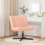 Silla de Acento Rosa Bebé Poliéster, Metal Estándar Giratoria de , Sillas - Ref: Foro24-42007336, Precio: 130,03 €, Descuento: %
