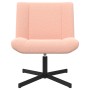 Silla de Acento Rosa Bebé Poliéster, Metal Estándar Giratoria de , Sillas - Ref: Foro24-42007336, Precio: 130,03 €, Descuento: %