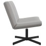 Silla de acento Gris claro Tapizado de tela y base de metal | Foro24.es | Tu tienda online para hogar, jardín y más Foro24.es