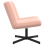 Silla de Acento Rosa Bebé Poliéster, Metal Estándar Giratoria de , Sillas - Ref: Foro24-42007336, Precio: 130,03 €, Descuento: %