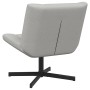 Silla de acento Gris claro Tapizado de tela y base de metal | Foro24.es | Tu tienda online para hogar, jardín y más Foro24.es