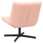 Silla de Acento Rosa Bebé Poliéster, Metal Estándar Giratoria de , Sillas - Ref: Foro24-42007336, Precio: 130,03 €, Descuento: %