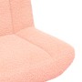 Silla de Acento Rosa Bebé Poliéster, Metal Estándar Giratoria de , Sillas - Ref: Foro24-42007336, Precio: 130,03 €, Descuento: %