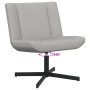 Silla de acento Gris claro Tapizado de tela y base de metal | Foro24.es | Tu tienda online para hogar, jardín y más Foro24.es