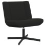 Sillón de Acento Negro Tela, Metal Mediano Giratorio by , Chairs - Ref: Foro24-42007338, Price: 129,95 €, Discount: %