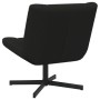 Sillón de Acento Negro Tela, Metal Mediano Giratorio by , Chairs - Ref: Foro24-42007338, Price: 129,95 €, Discount: %
