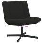 Sillón de Acento Negro Tela, Metal Mediano Giratorio by , Chairs - Ref: Foro24-42007338, Price: 129,95 €, Discount: %