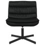 Silla Giratoria Negra Cuero sintético, Acero Mediana Silla Negra von , Stühle - Ref: Foro24-42007339, Preis: 121,63 €, Rabatt: %