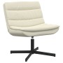 Silla Giratoria Crema Cuero Sintético Mediana Giratoria by , Chairs - Ref: Foro24-42007340, Price: 132,06 €, Discount: %