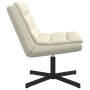Silla Giratoria Crema Cuero Sintético Mediana Giratoria by , Chairs - Ref: Foro24-42007340, Price: 132,06 €, Discount: %