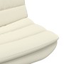 Silla Giratoria Crema Cuero Sintético Mediana Giratoria by , Chairs - Ref: Foro24-42007340, Price: 132,06 €, Discount: %